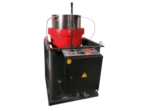 KSM60 centrifugal disc finishing machine with stainless steel INOX bowl