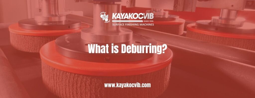 Rotary brush deburring tools used in industrial surface finishing