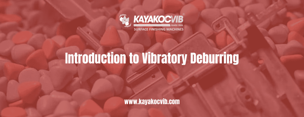 Finishing media and metal parts used in vibratory deburring process