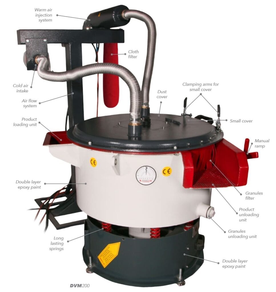 drying small metal parts