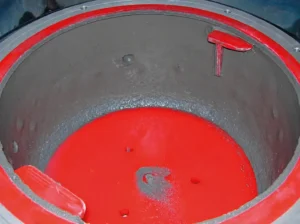 ENVIRO1000 polyurethane sludge basket for centrifugal separation of surface finishing wastewater