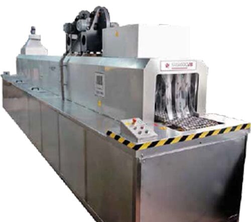 deburring polishing drying line